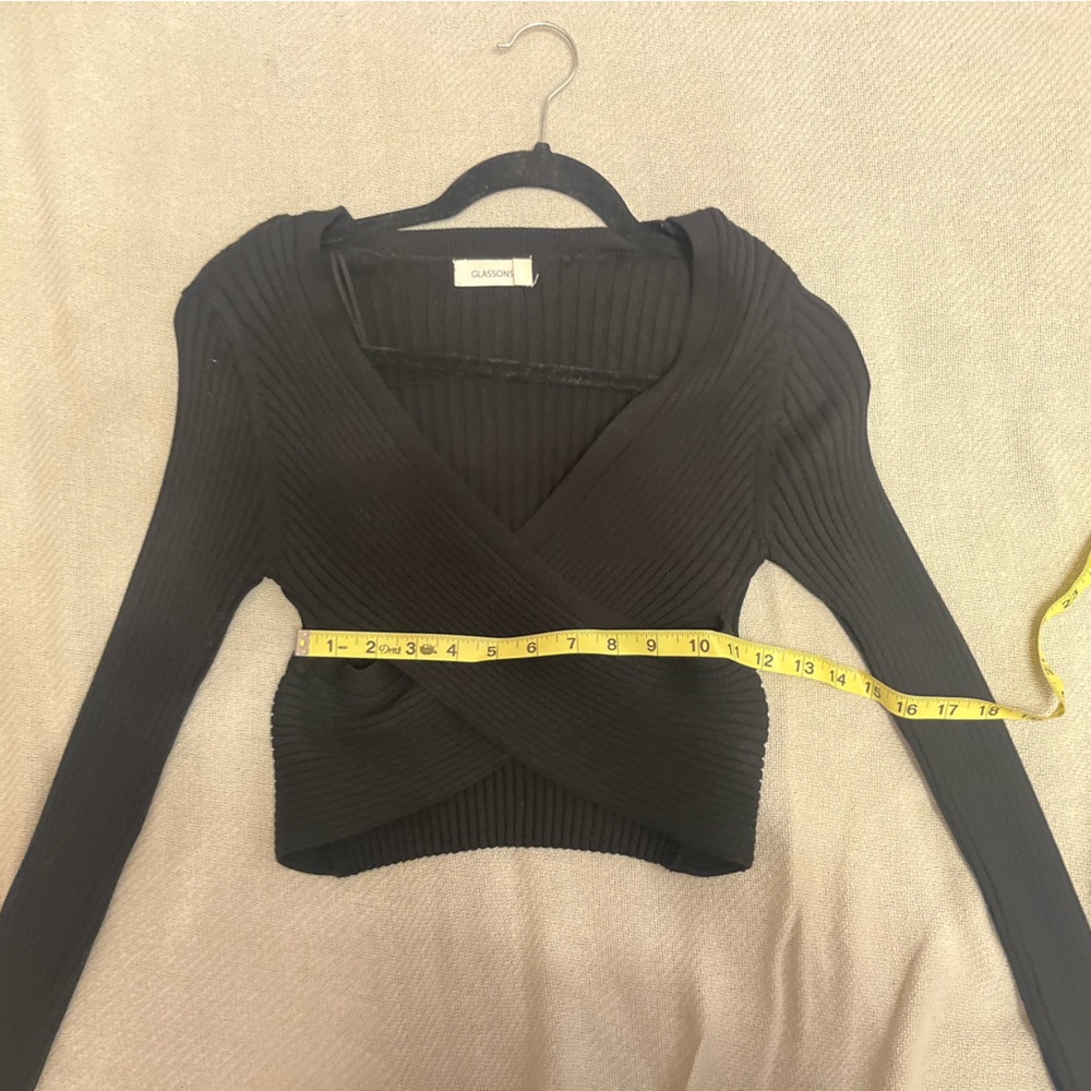 Glassons Black Ribbed Sweater